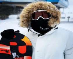 Khan enjoys outdoor sports like snowboarding whenever he gets time.